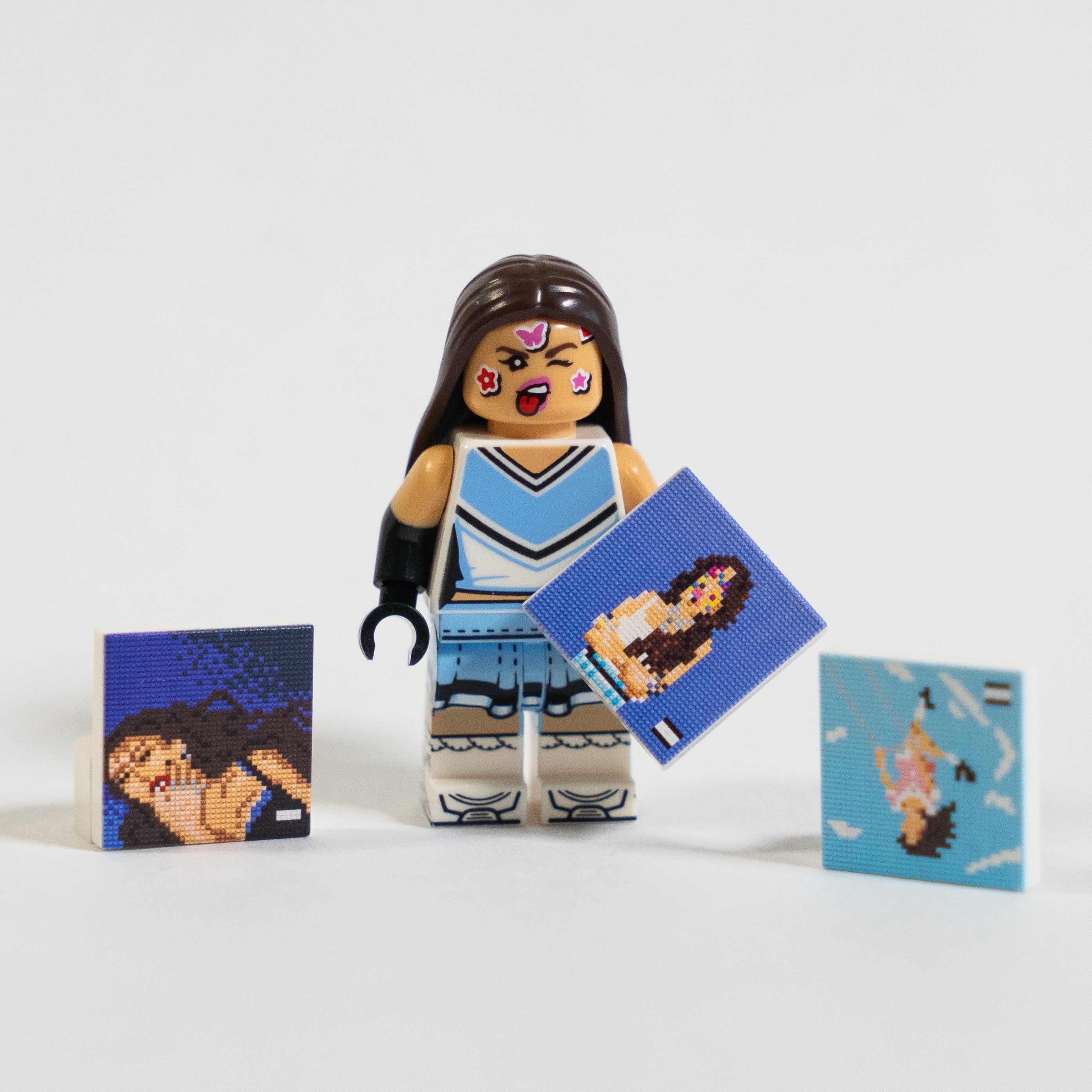 Olivia Rodrigo Mini LEGO® Vinyl Tile Set