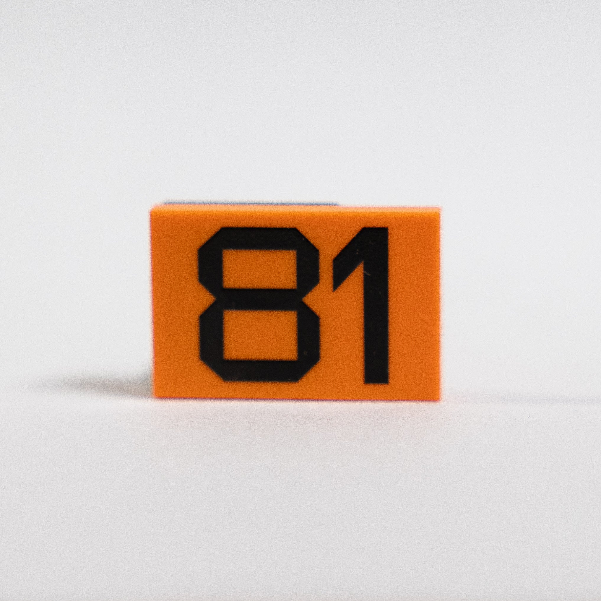 McLaren Technic F1 Car Driver Number Tile (For Set 42228)