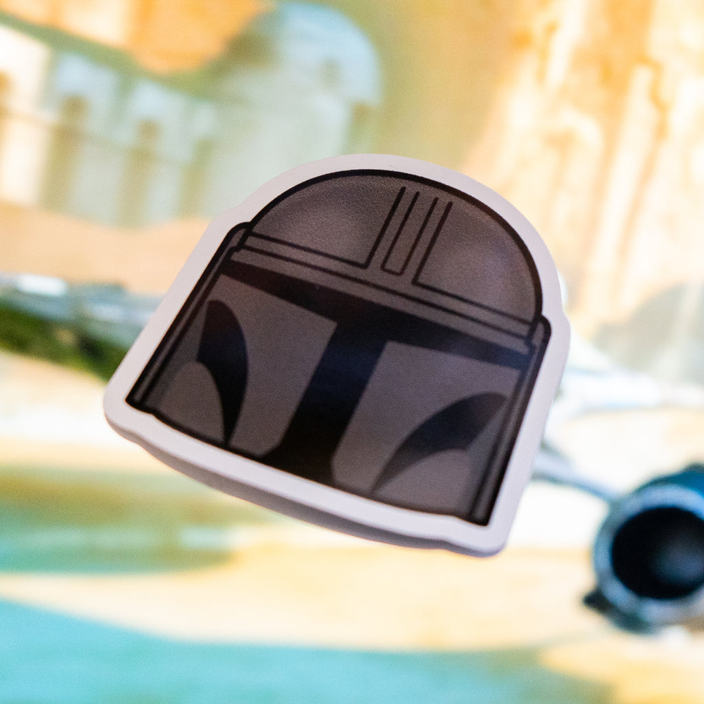 Armored Dad Helmet Sticker