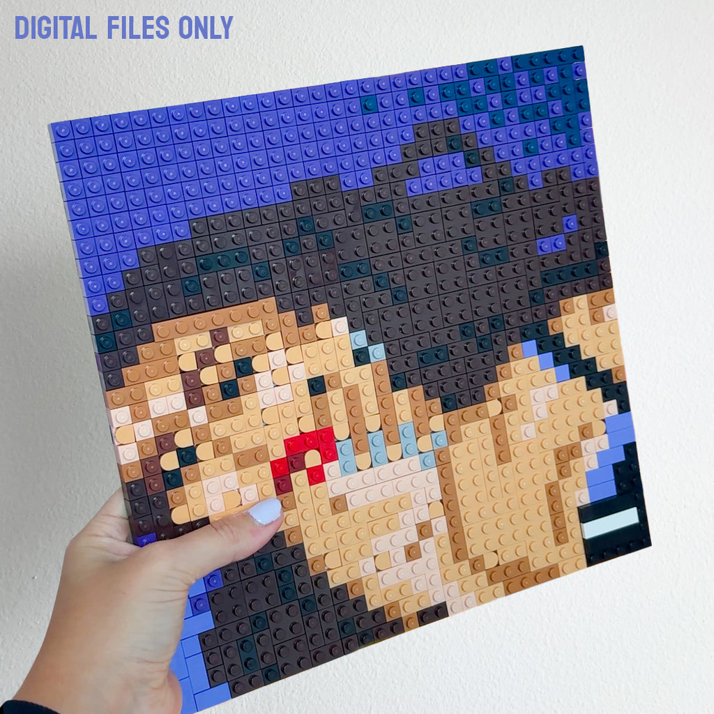 Olivia Rodrigo Guts LEGO® Mosaic (Instructions & Parts)