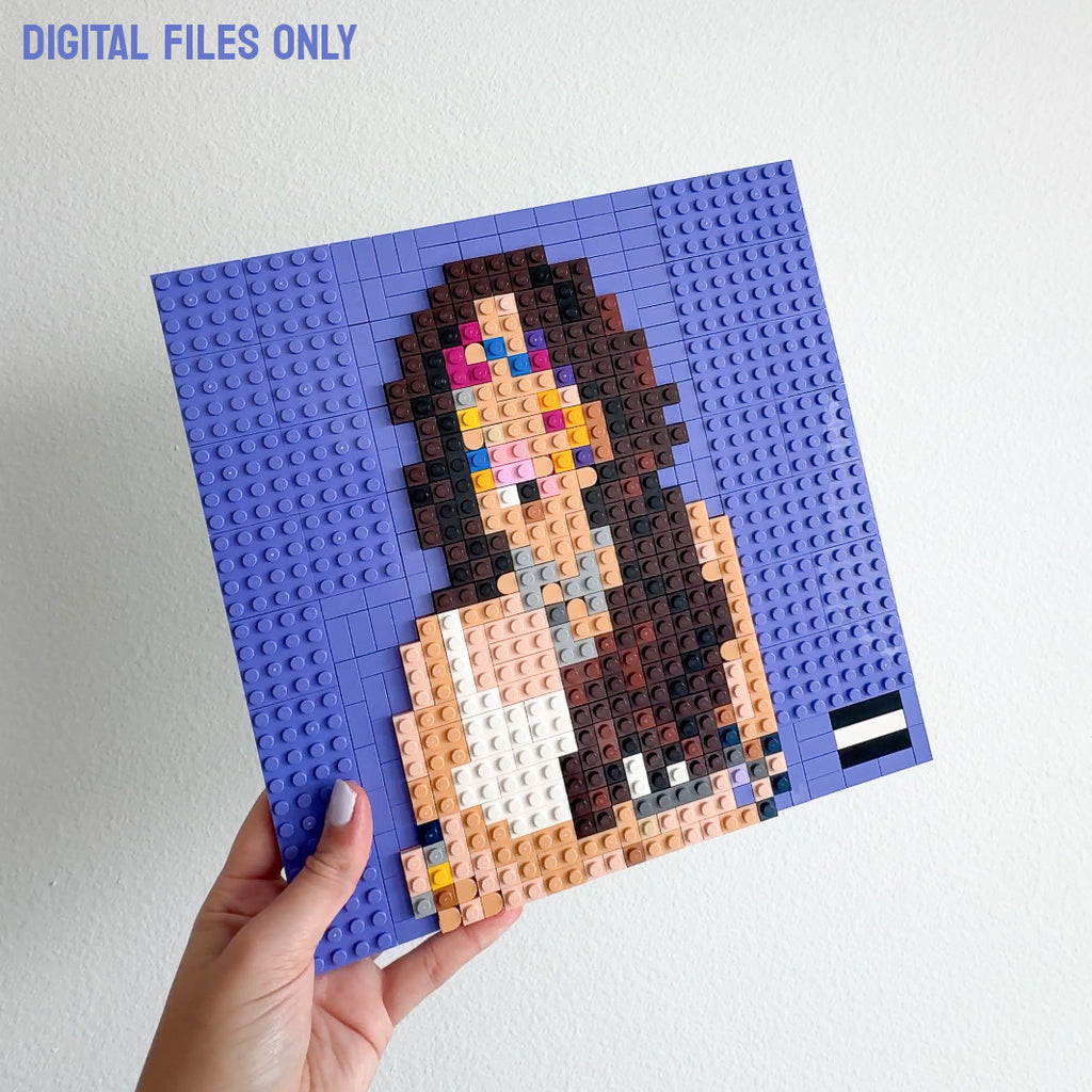 Olivia Rodrigo Sour Album LEGO® Mosaic (Instructions & Parts)