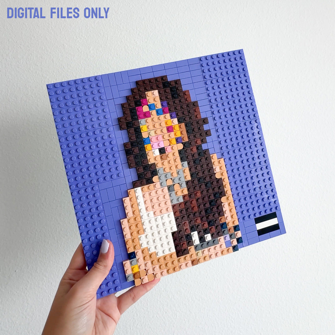 Olivia Rodrigo Sour Album LEGO® Mosaic (Instructions & Parts)