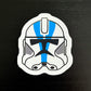 Blue Trooper Vinyl Sticker