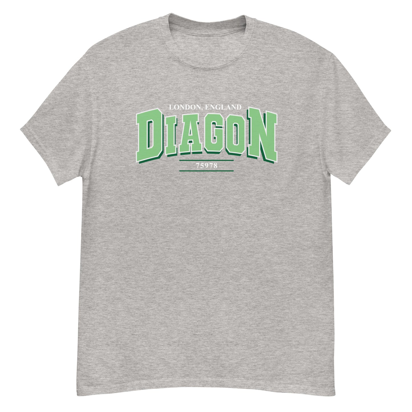 Diagon Varsity Style Classic Tee (Green)