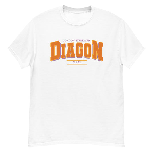 Diagon Varsity Style Classic Tee (Orange)